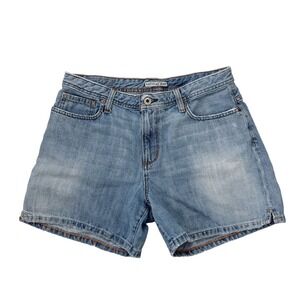 VTG Polo Jeans Company RL67 Broken In Denim Blue‎ Saturday Shorts Women's Size 8